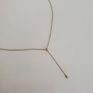 Mejuri lariat slide necklace